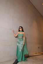 Load image into Gallery viewer, Zenia Green - Label Prerna Mehra