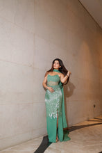 Load image into Gallery viewer, Zenia Green - Label Prerna Mehra