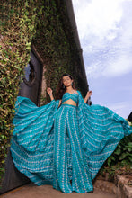 Load image into Gallery viewer, Ornella - Blue - Label Prerna Mehra