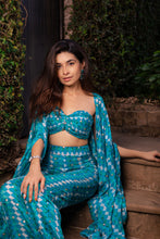 Load image into Gallery viewer, Ornella - Blue - Label Prerna Mehra