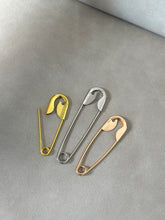 Load image into Gallery viewer, Oversized Safety Pin Brooch - Plunge by Prerna Mehra
