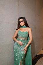 Load image into Gallery viewer, Zenia Green - Label Prerna Mehra
