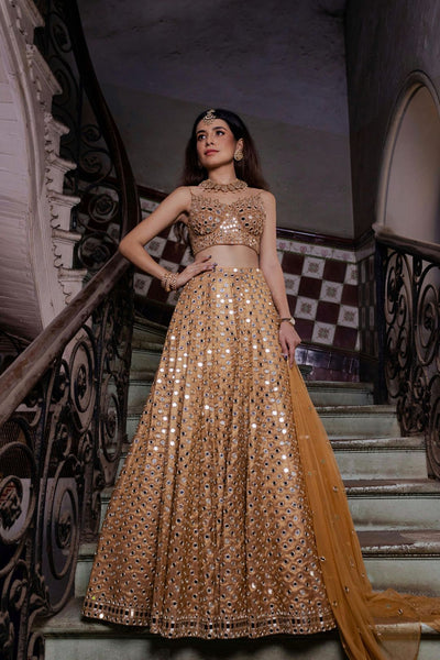 Western designer lehenga ….! Prettiest client Prerana